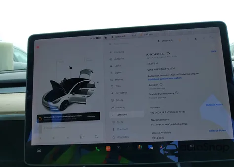 2020 Tesla Model 3 Standard Range Plus Rear-Wheel Drive/Standard Range Rear-Wheel Drive из США, поврежденный, VIN 5YJ3E1EA6LF797236